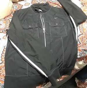 Black and white nike jacket for a boy or a girl